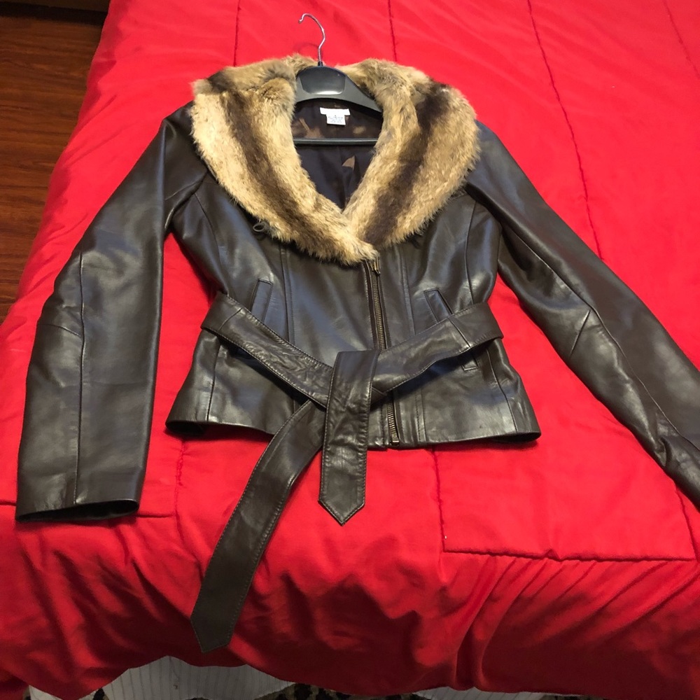 Leather jacket
